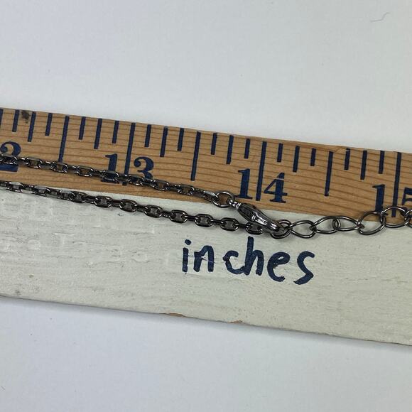 Betsey Johnson Multi Color Peacock Glass Beads Necklace 28 Inches - Picture 12 of 12